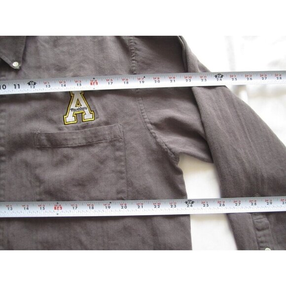 Men's Appalachian State University Mountaineers Button Long Sleeve Shirt (MT515) - Picture 5 of 8